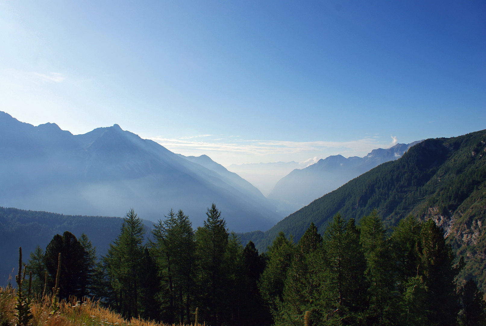 Landschaft am Morgen