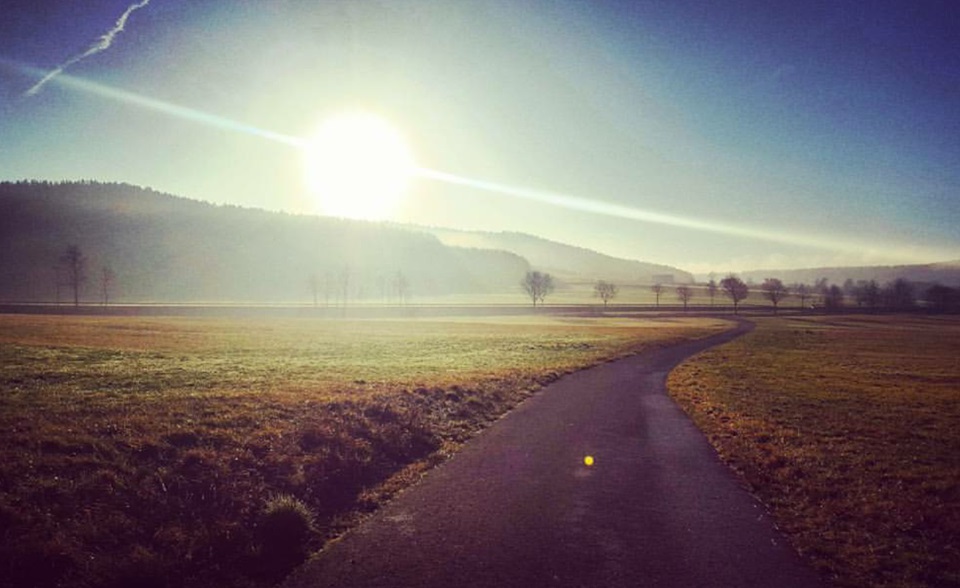 Landschaft am Morgen