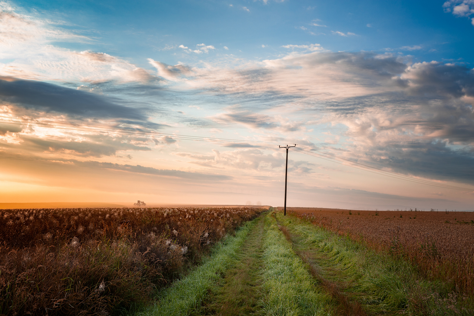 Landschaft am Morgen