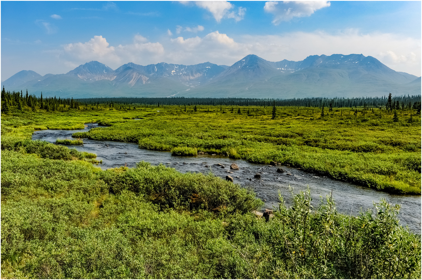 Landschaft am Old Denai Highway - Alaska