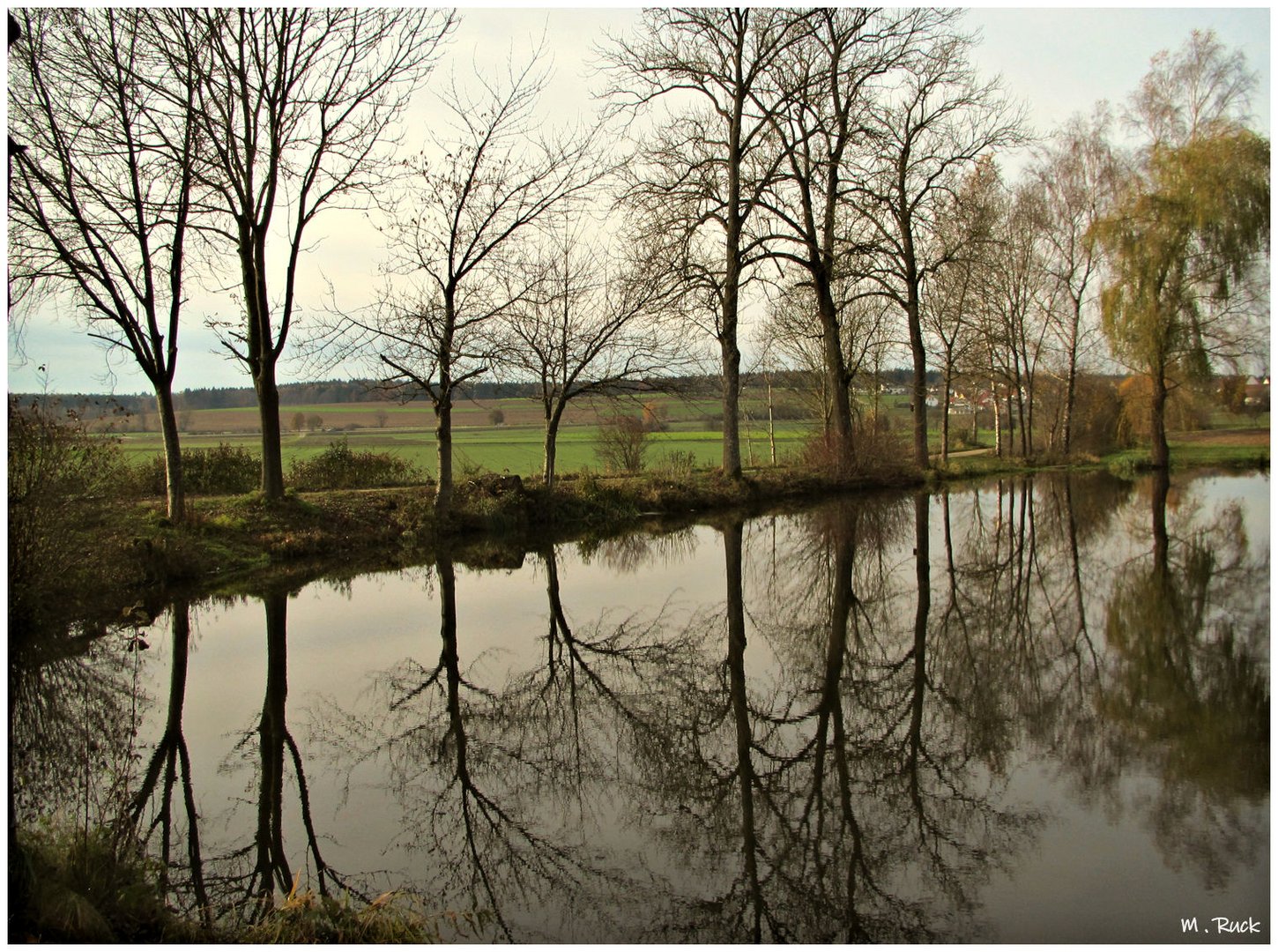 Landschaft am See ,