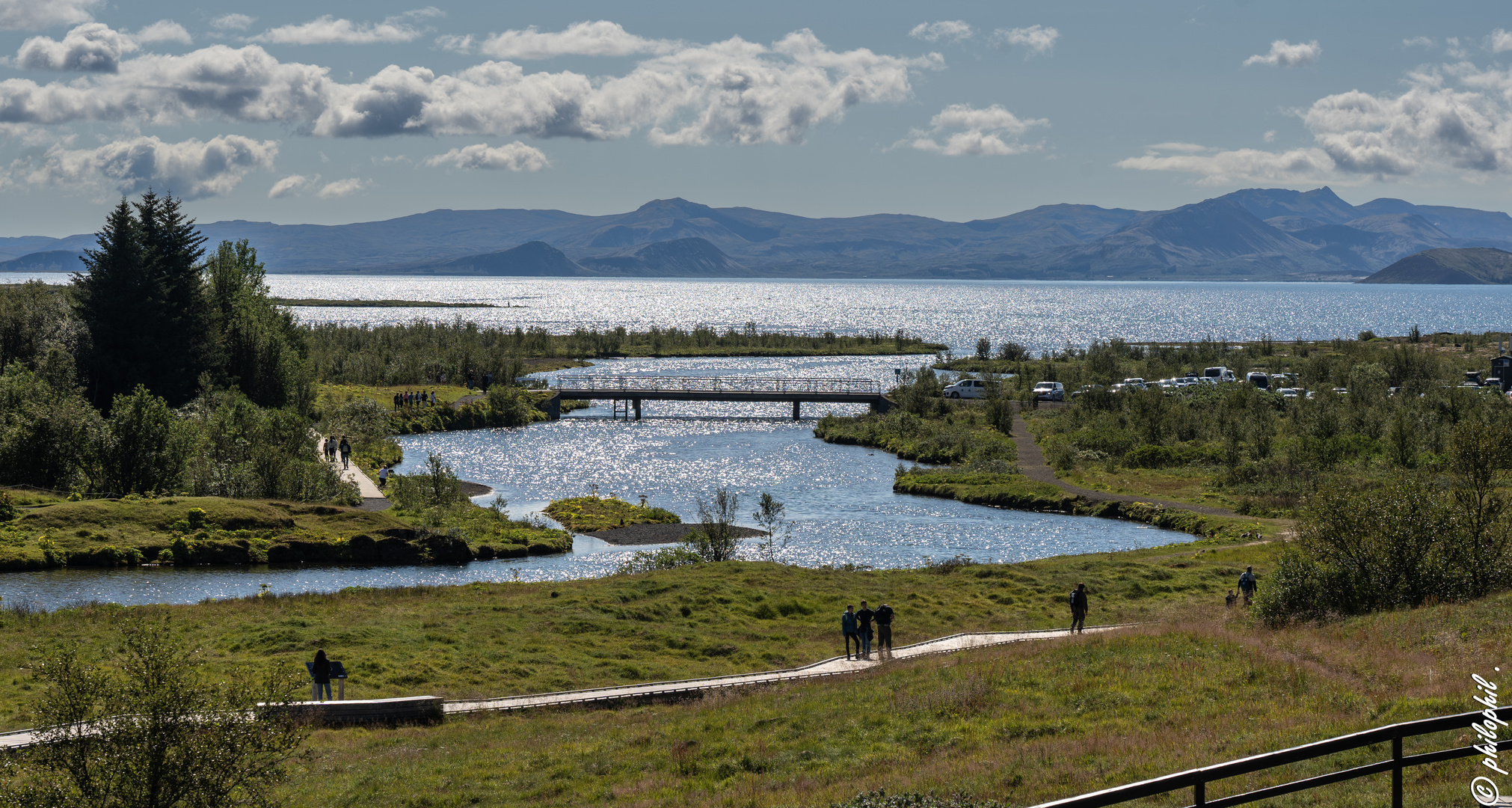 Landschaft am Thingvellir