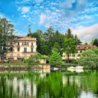 Landschaft am Ticino-Fluss