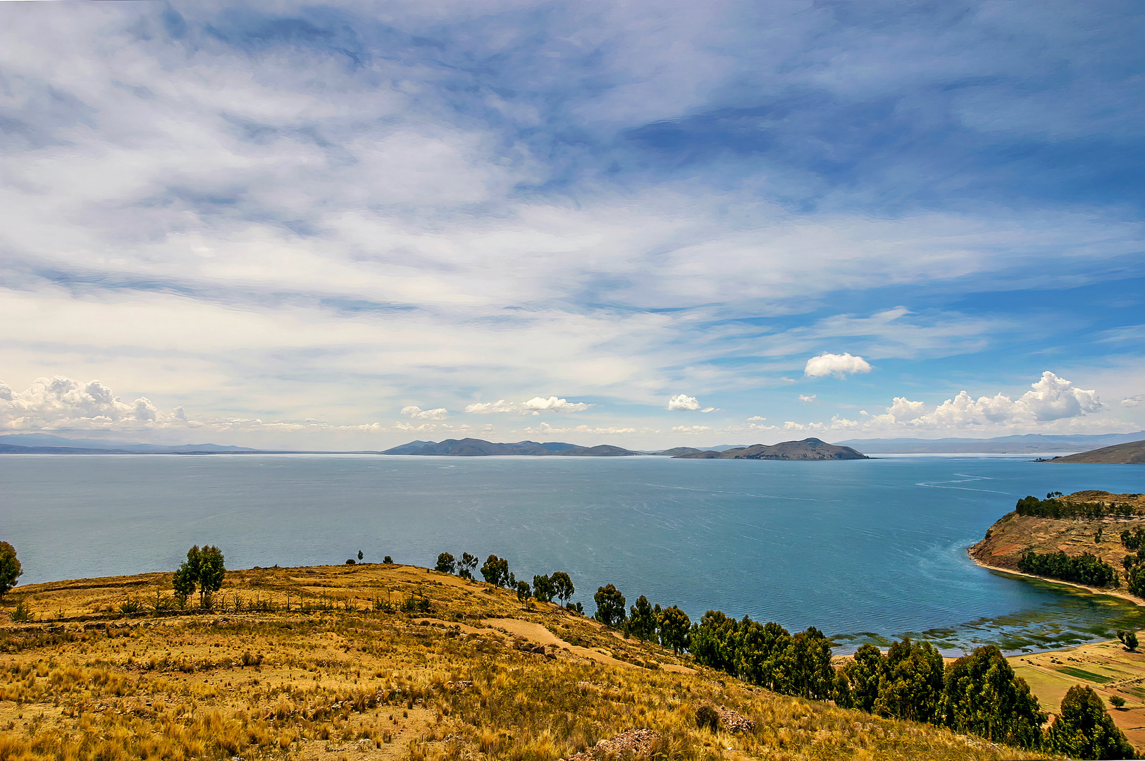 Landschaft am Titicacasee