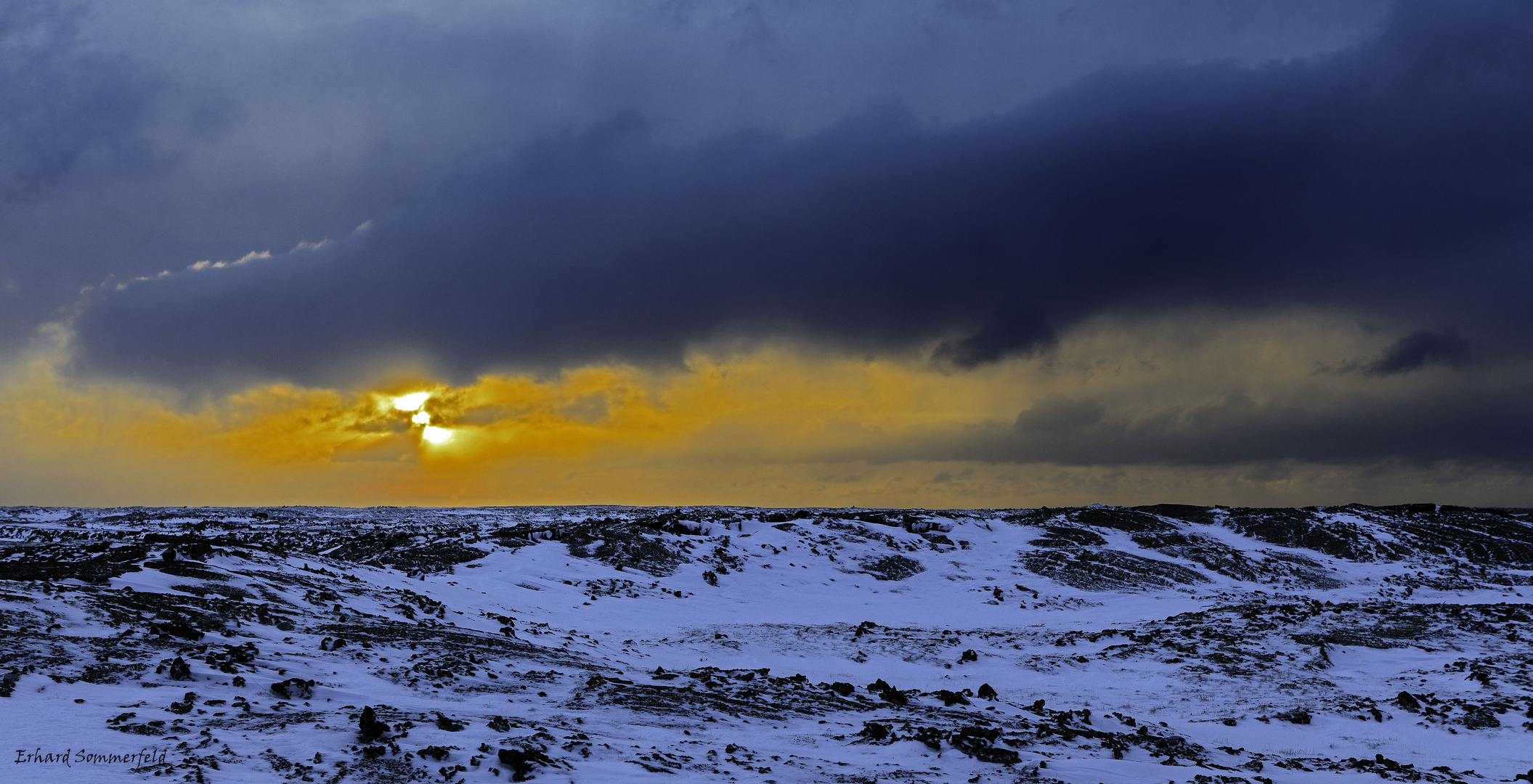 Landschaft an der Blaue Lagune