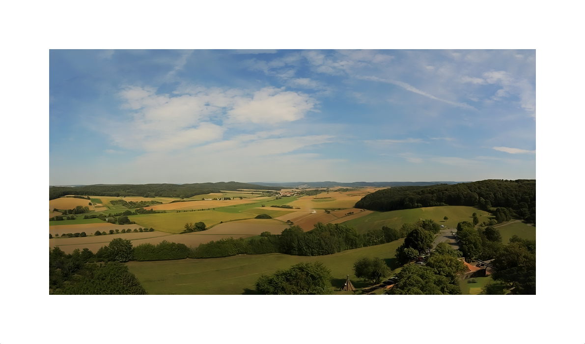 Landschaft an der Ronneburg