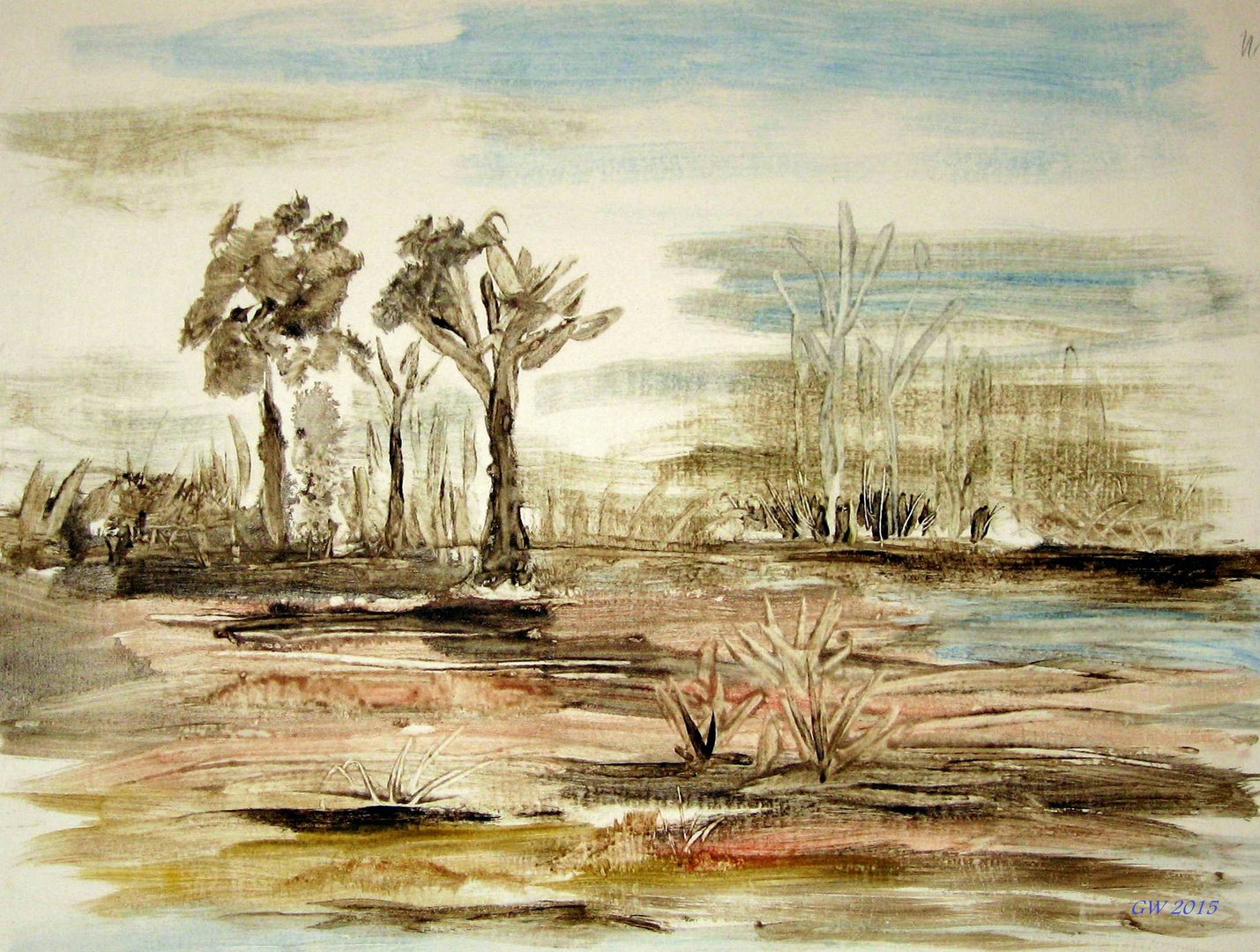 Landschaft Aquarell