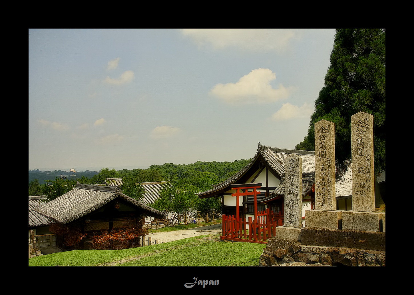 Landschaft aus Japan