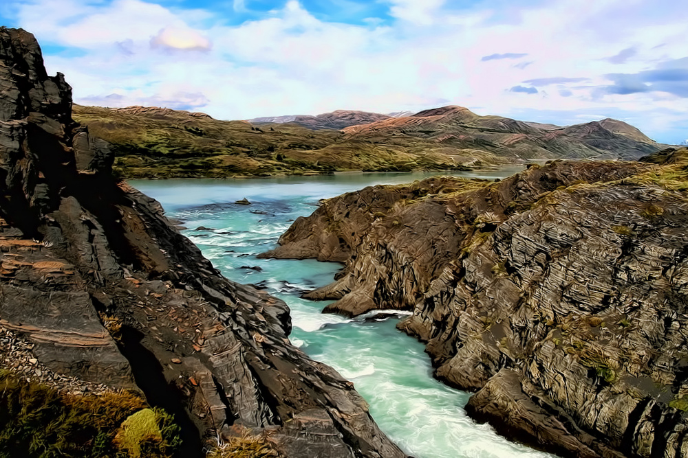 Landschaft aus Patagonien