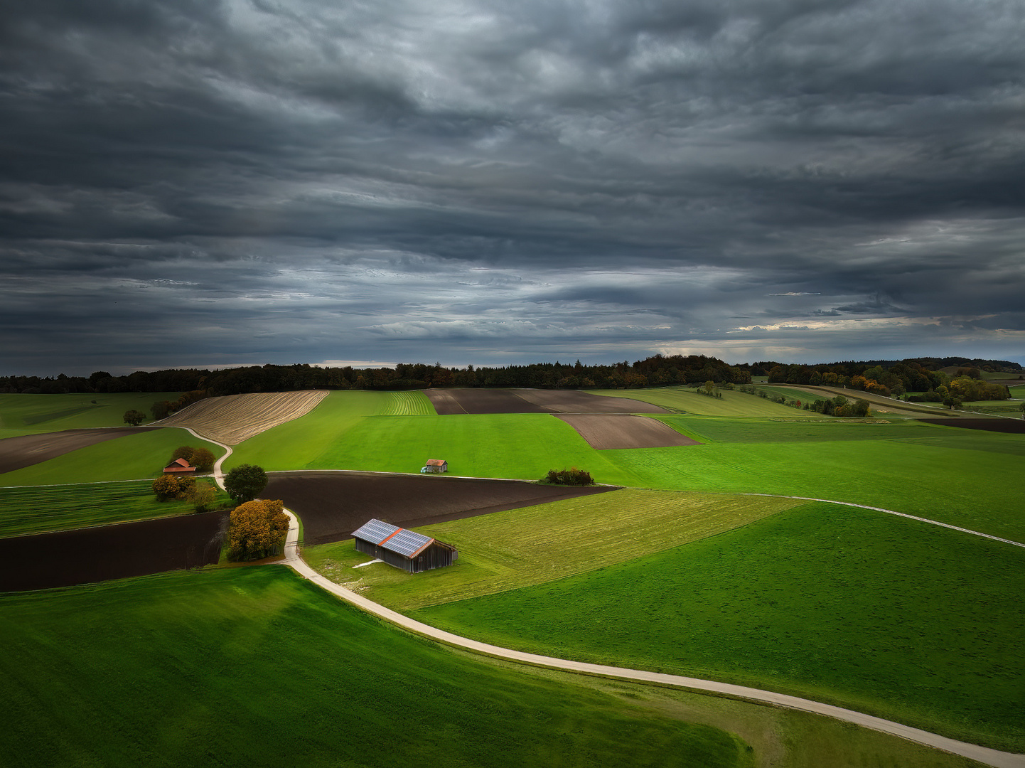 Landschaft bei Andechs / Obb.