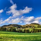 Landschaft bei Bernau im Schwarzwald - Abendliches Panorama