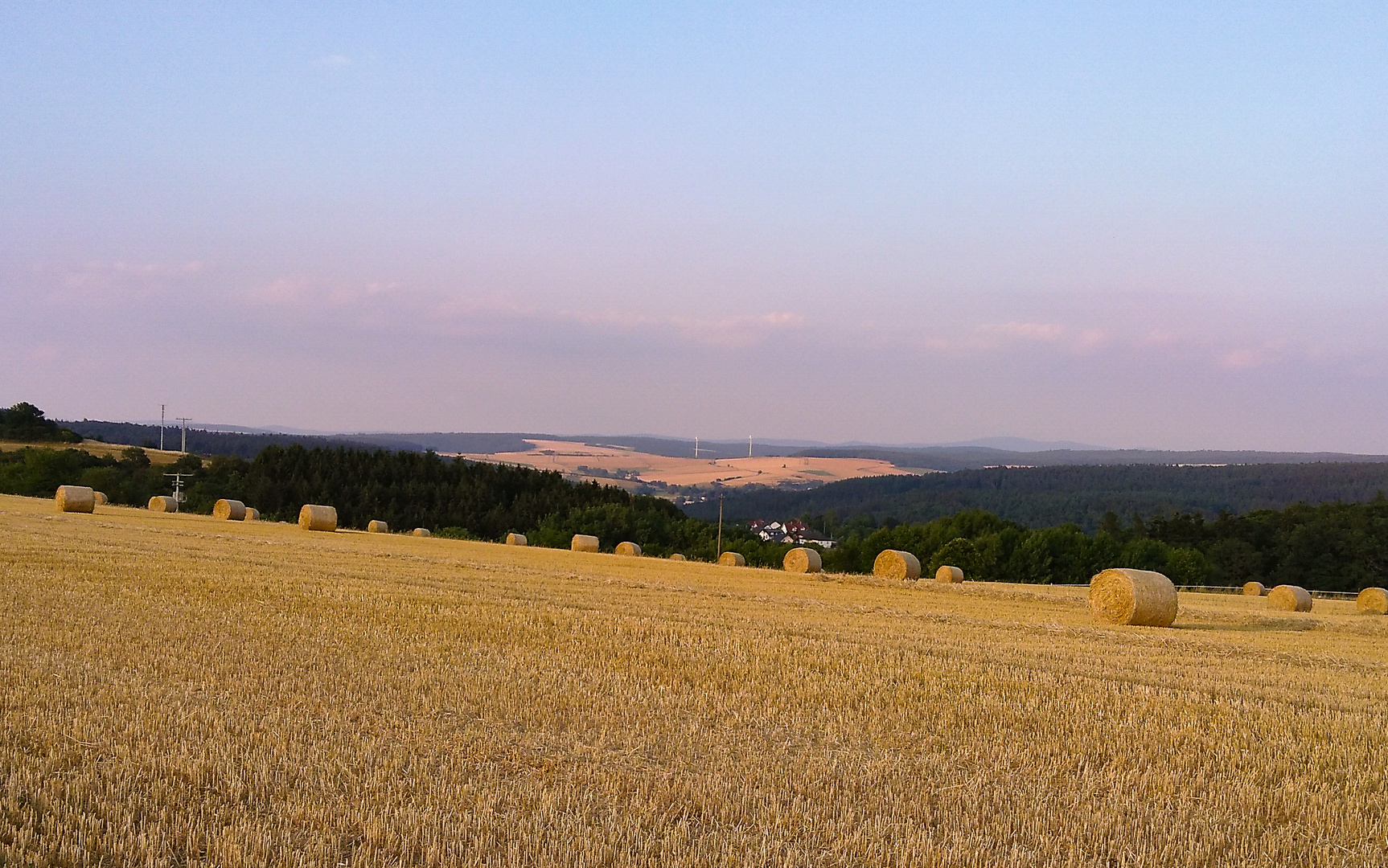 Landschaft bei Burg Hohestein - Handyphoto