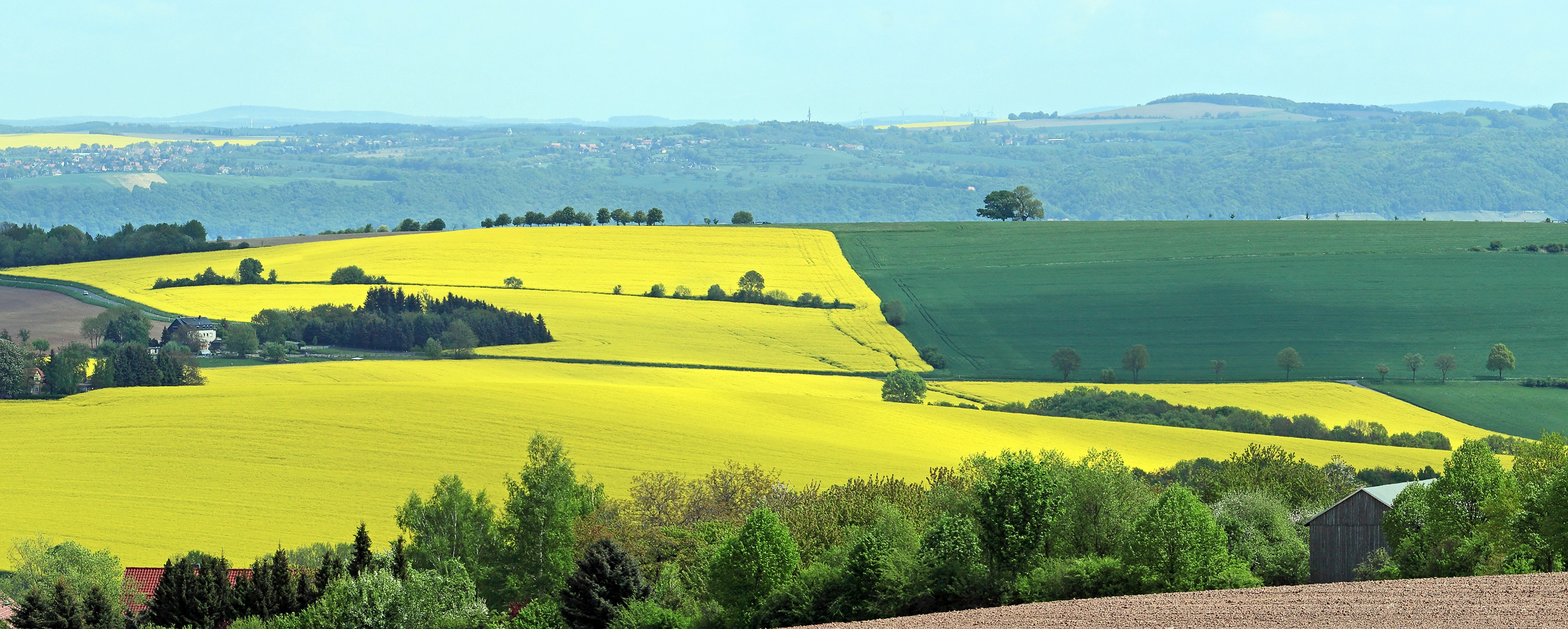 Landschaft bei Dresden