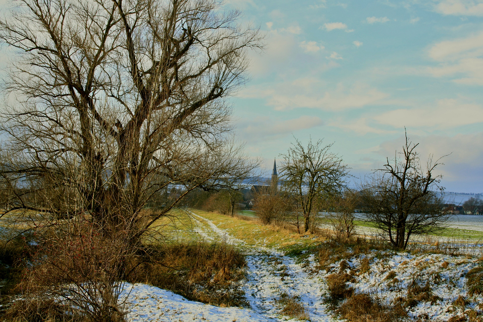 Landschaft bei Gehofen/Nordthüringen