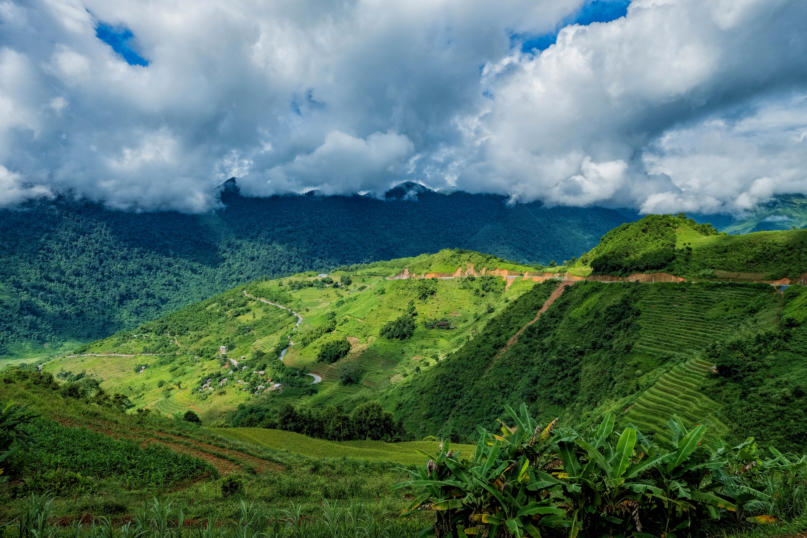 Landschaft bei Ha Giang