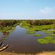 Landschaft bei Kampong Khleang in Kambodscha