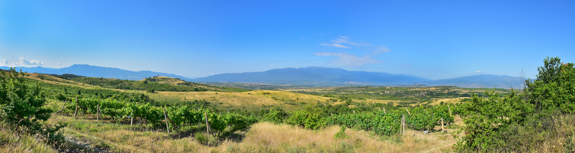 Landschaft bei Melnik in Bulgarien