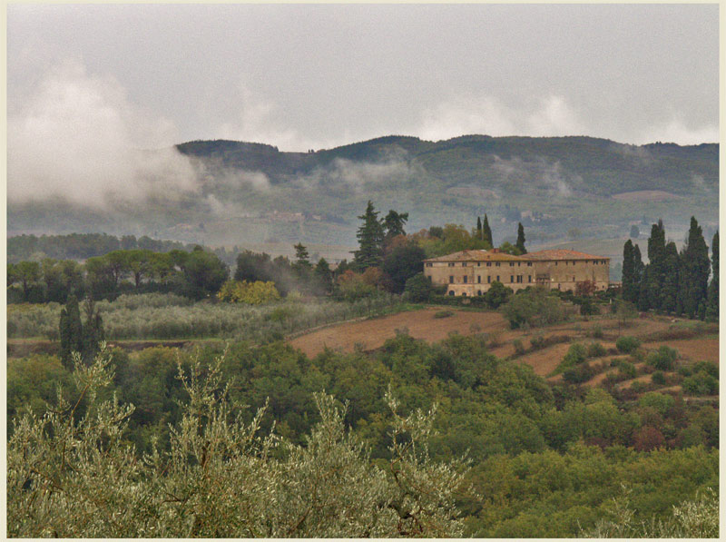 Landschaft bei Monterriggioni