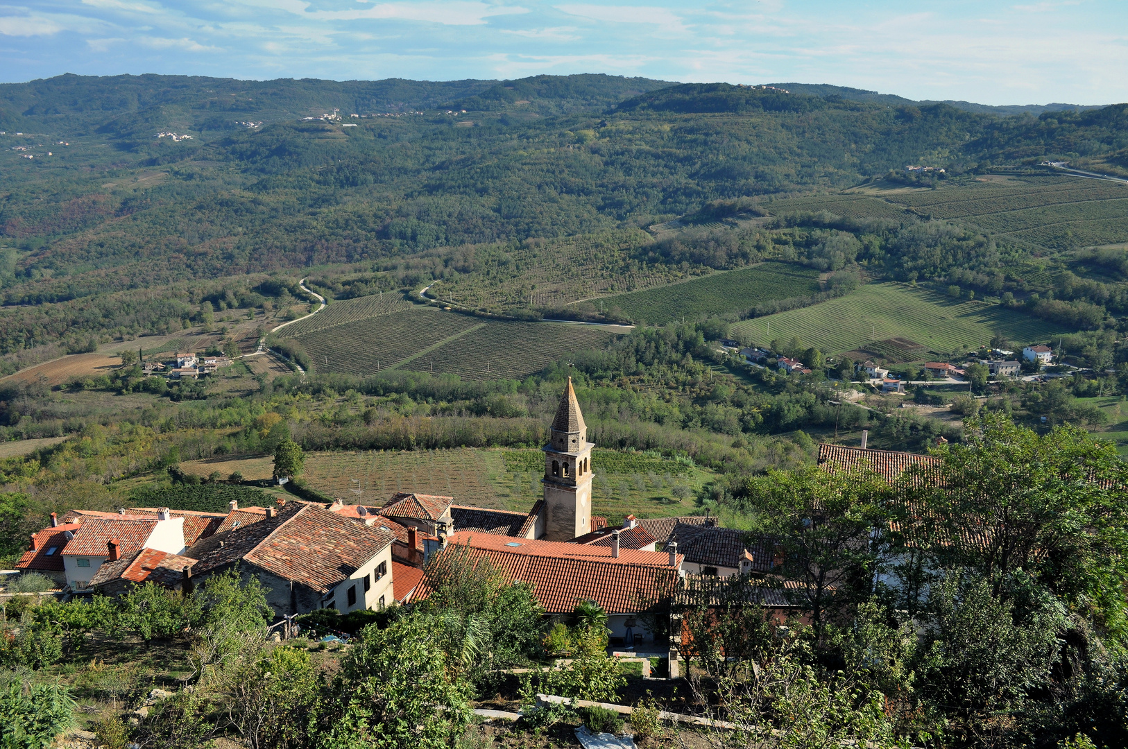 Landschaft bei Motovun