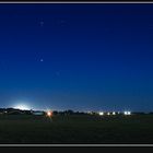 Landschaft bei Nacht