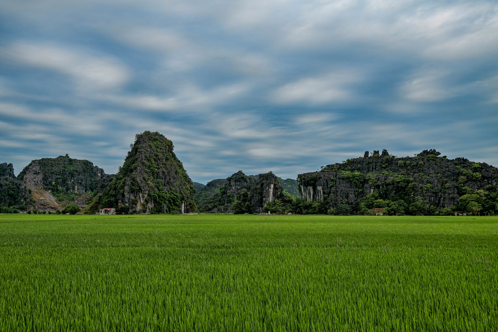 Landschaft bei Ninh Binh