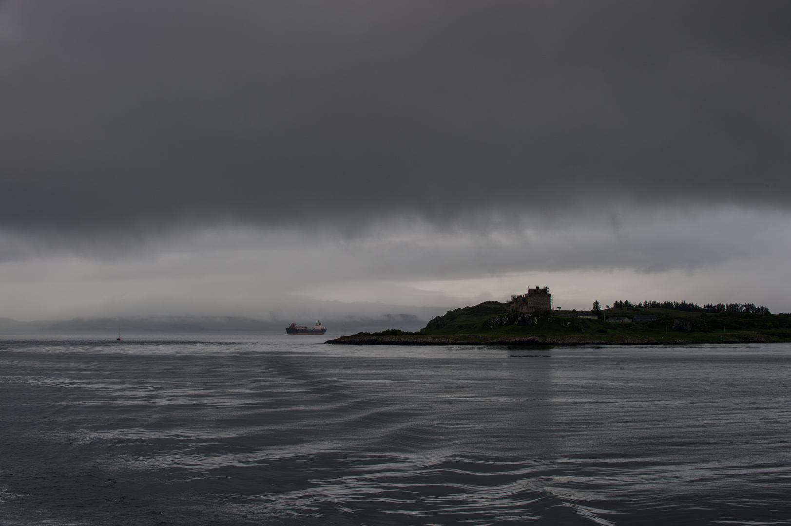 Landschaft bei Nordh Berwick Ostschottland