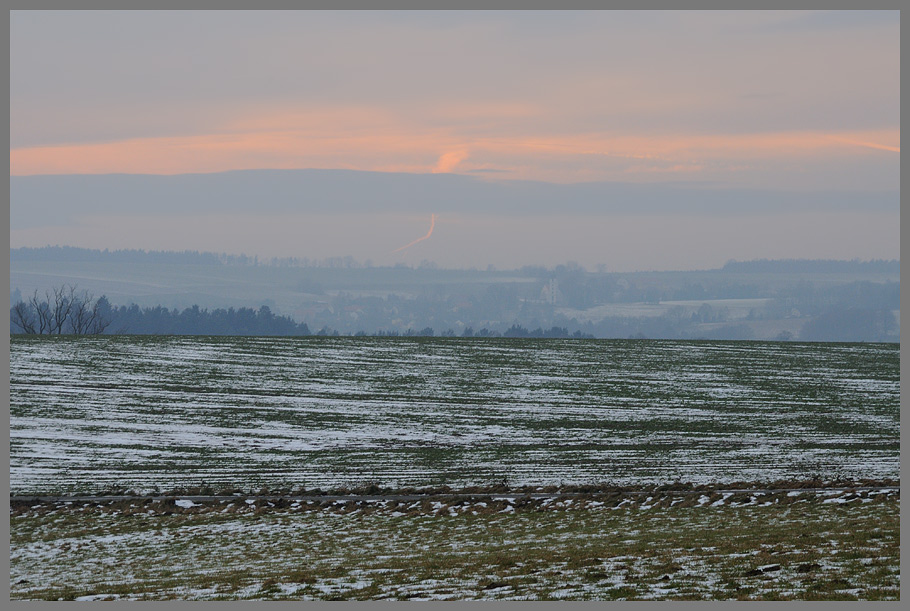 Landschaft bei Ostrau