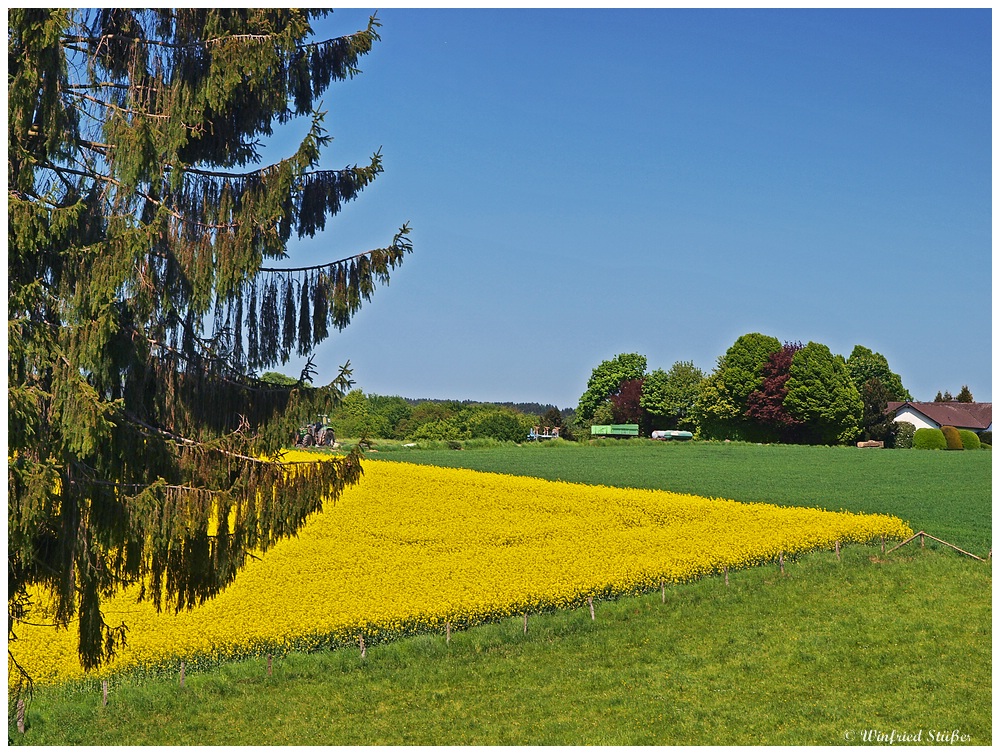 Landschaft bei Overath im Bergischen Land -2-