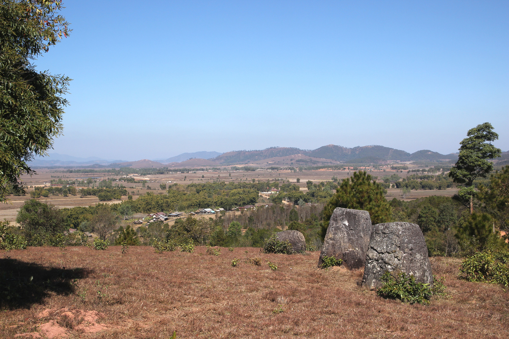 Landschaft bei Phonsavan (Ebene der Tonkrüge)
