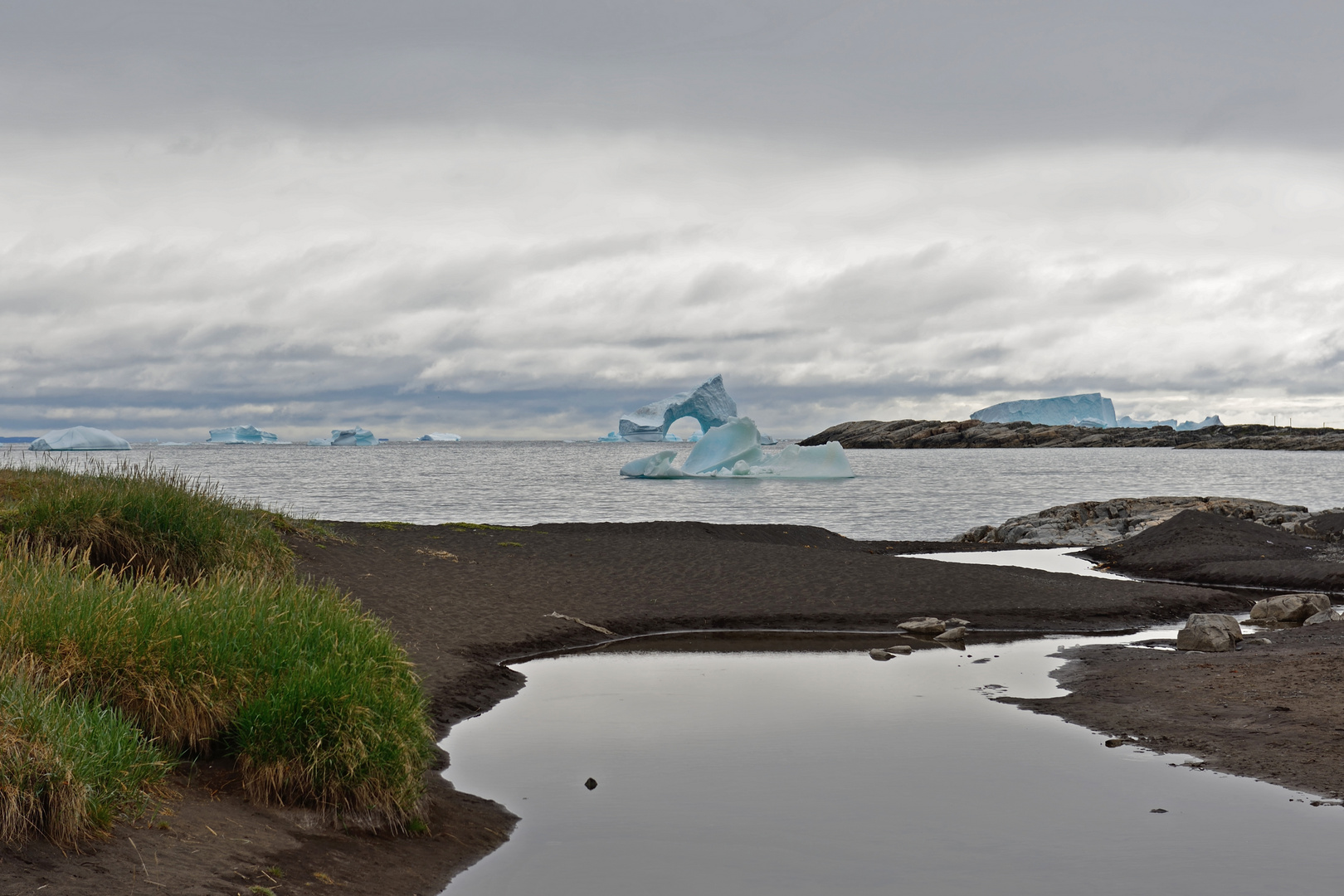 Landschaft bei Quequertarsuaq/Grönland