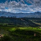 Landschaft bei Ronda am Abend 