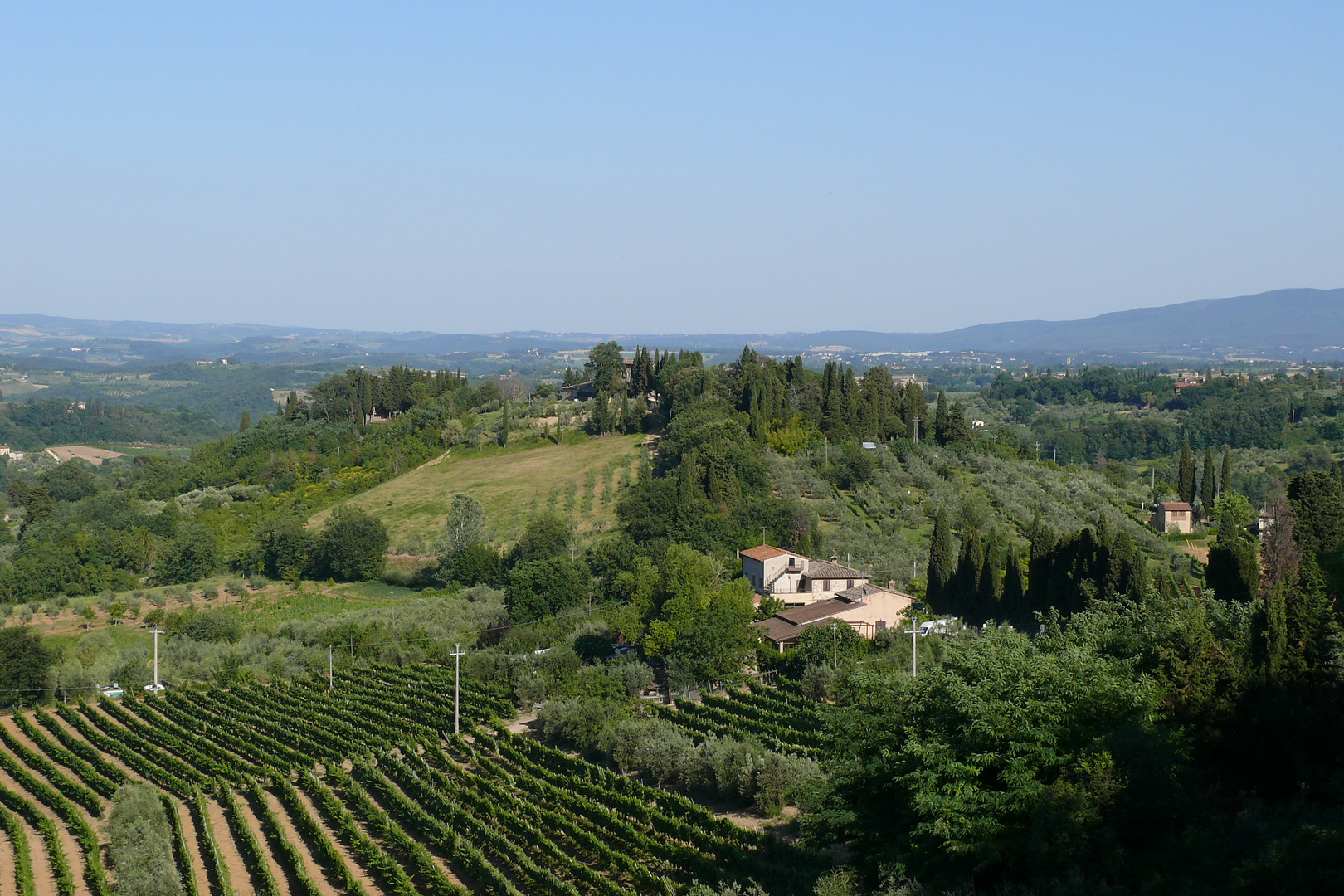Landschaft bei San Gimignano