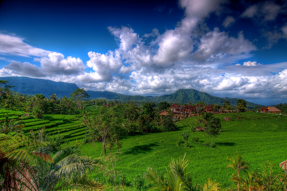 Landschaft bei Sidemen - Ostbali