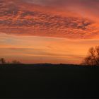 Landschaft bei Sonnenuntergang