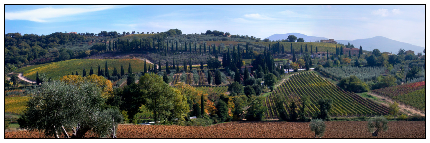 Landschaft bei St. Antimo