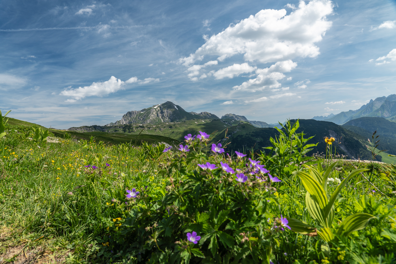 Landschaft bei Warth 