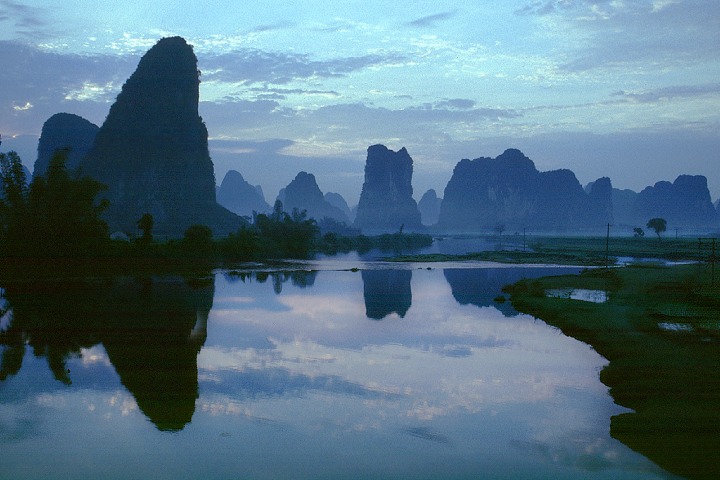 Landschaft bei Yangshuo