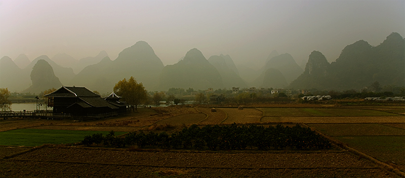 Landschaft bei Yangshuo