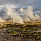 Landschaft beim Geysir Strokkur