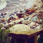 Landschaft-Dänemark-Kelstrup-Steine-Strand-Meer