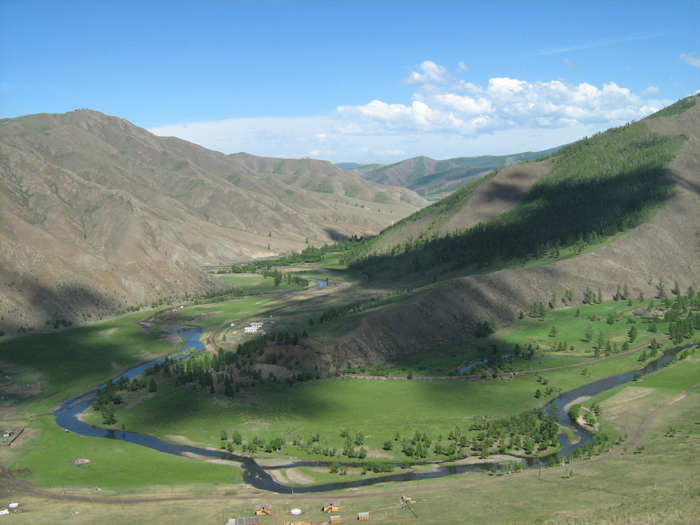 Landschaft der Mongolei