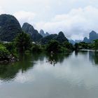 Landschaft des Yulong-Fluss in der Nähe von Yangshou