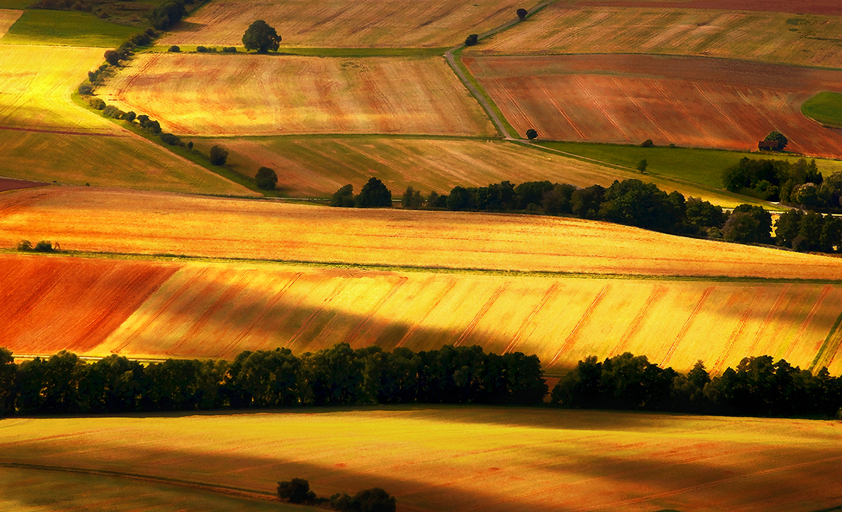 Landschaft Felder Foto And Bild Landschaft Äcker Felder And Wiesen