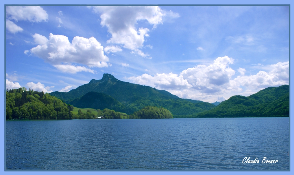 Landschaft geniessen bei Sonnenschein