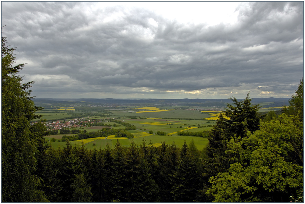 Landschaft.... gesehen vom Aussichtsturm in Friedewald