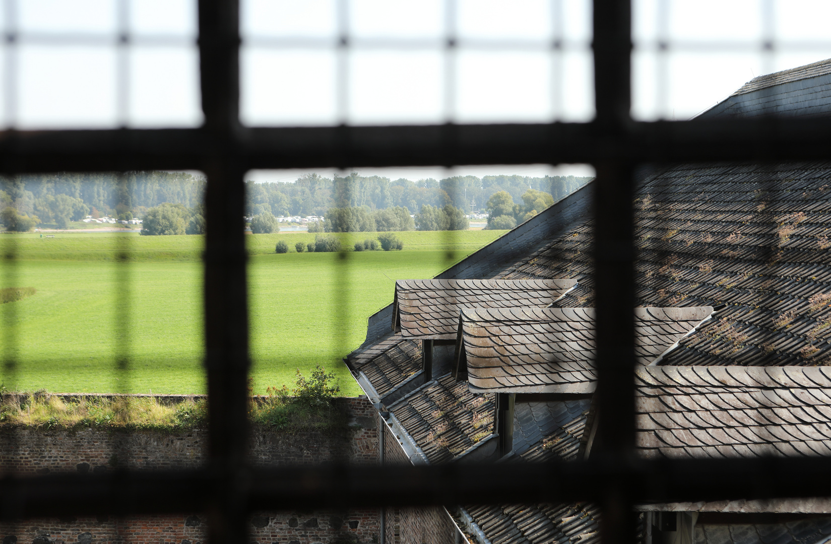 Landschaft hinter Gittern