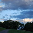 Landschaft im Abendlicht