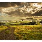 Landschaft im Abendlicht