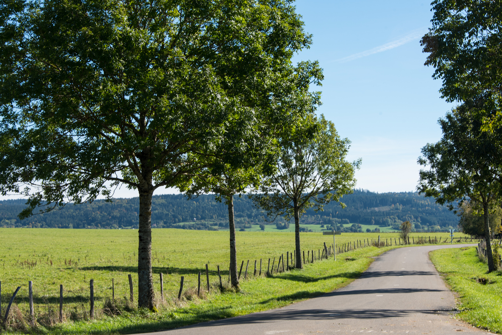 Landschaft im französischen Jura