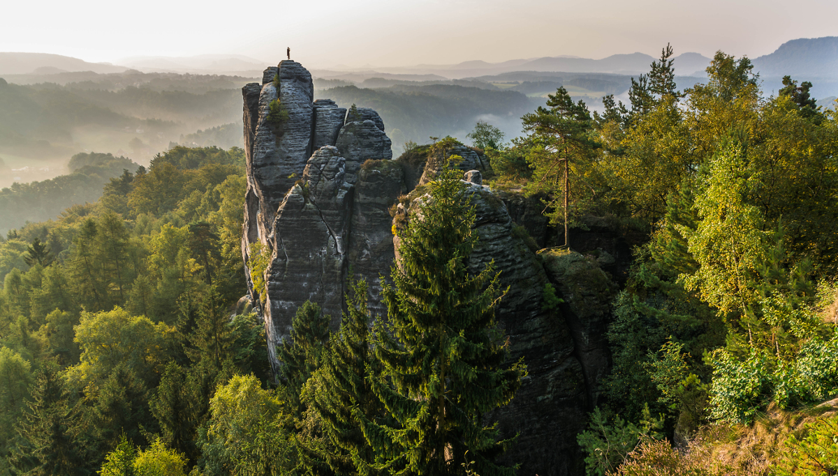 Landschaft im Frühherbst